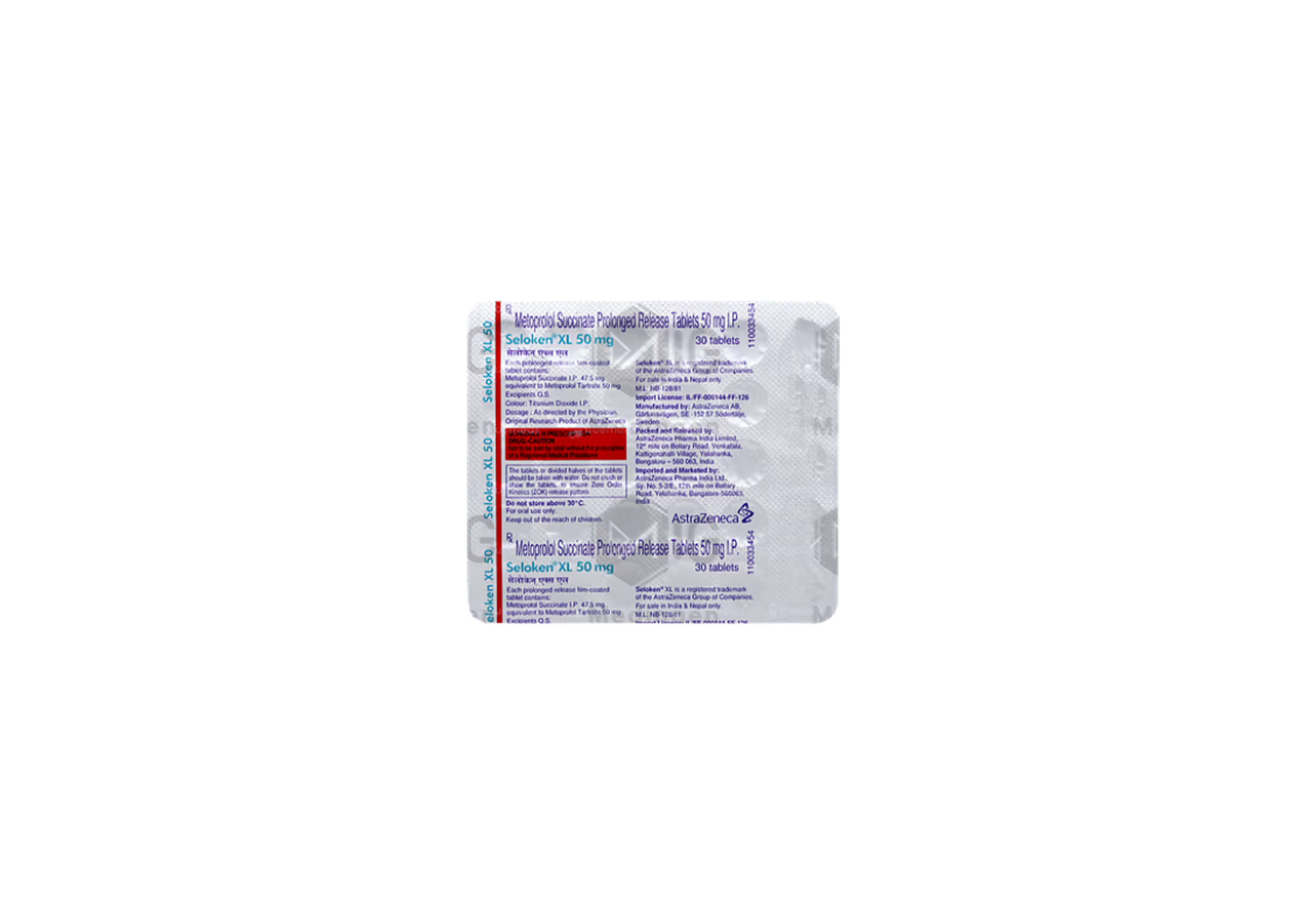 SELOKEN XL 50MG